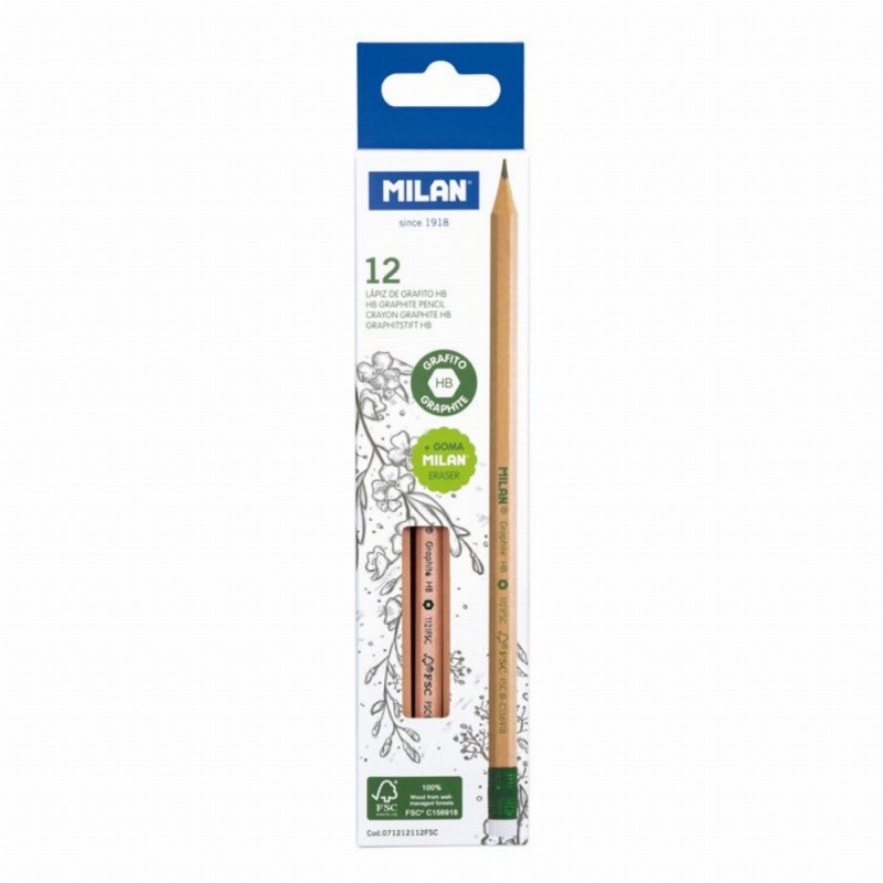 Creion Grafit Cu Radiera Fsc