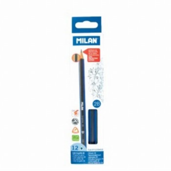 Creion Grafit Triunghiular 2b 12 Buc