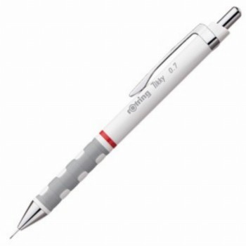 Creion Mecanic Tiki Ii Iii 0.7 Alb 12 Buc