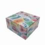 Cub Hartie Alb Cu Suport Carton Colorful Waves