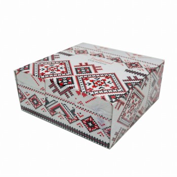 Cub Hartie Alb Cu Suport Carton Traditional