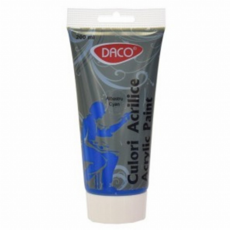 Culori Acril 200ml Albastru Cyan