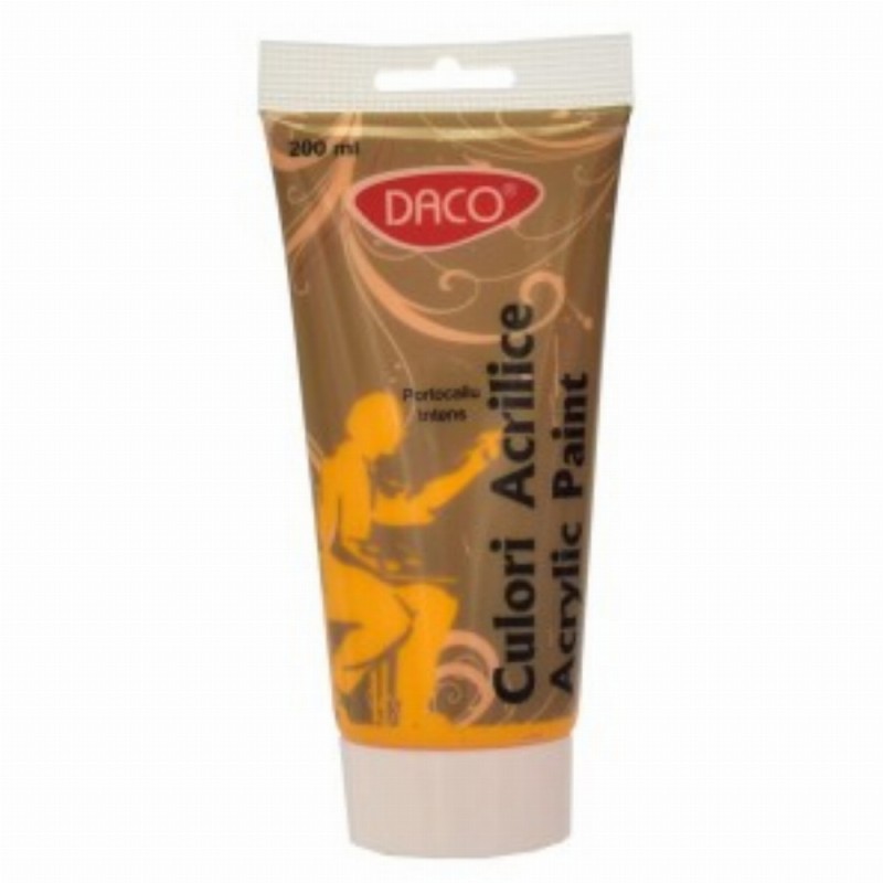 Culori Acril 200ml Portocaliu Intens