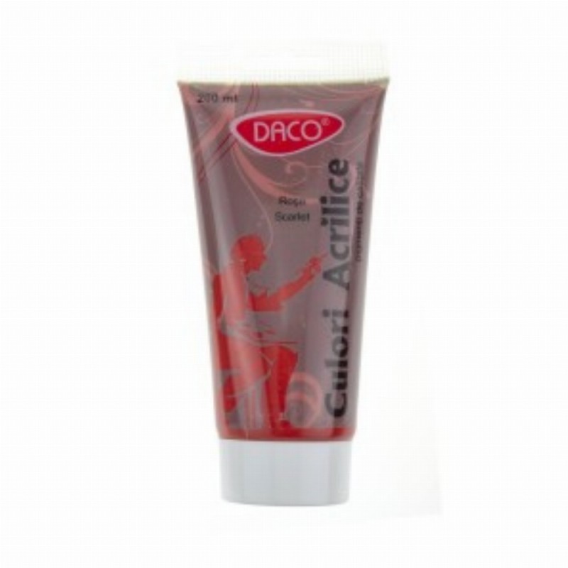 Culori Acril 200ml Rosu Scarlet
