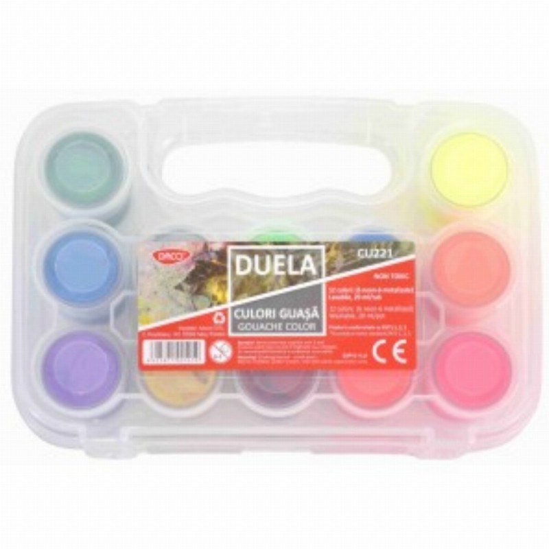 Culori Guasa 6c Neon 6c Metalizate Duela