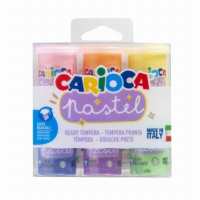 Culori Tempera 6c Pastel 25ml