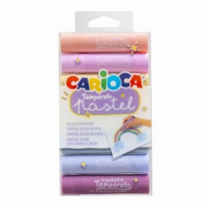Culori Tempera Solida 8c Pastel
