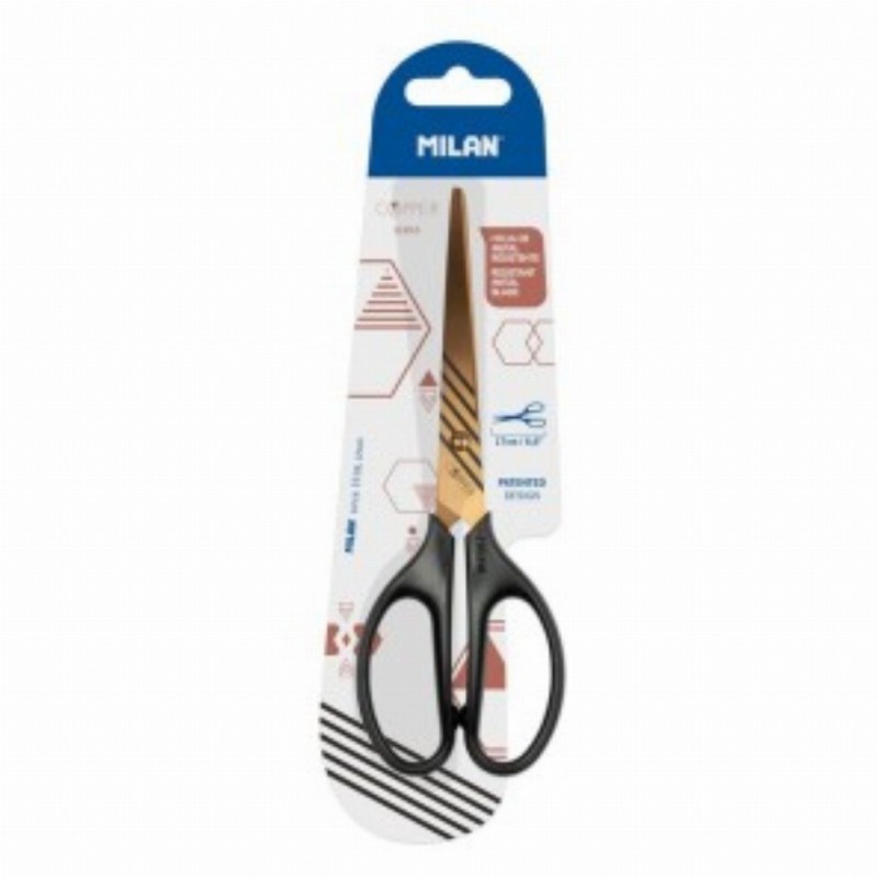 Foarfeca Birou 17cm Copper Neagra