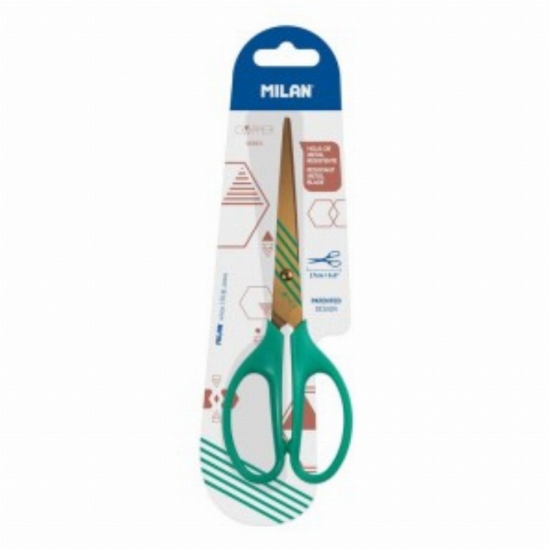 Foarfeca Birou 17cm Copper Verde