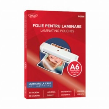 Folie Laminare A6 80 Microni 100 Top