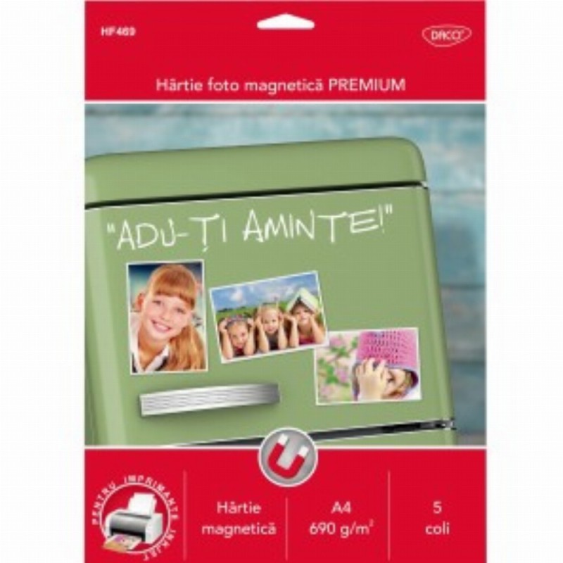 Hartie Foto Magnetica A4 690g 5 Coli