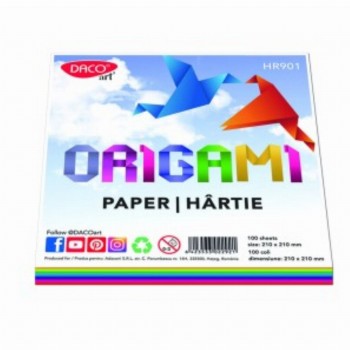 Hartie Origami 21x21cm 100 Set