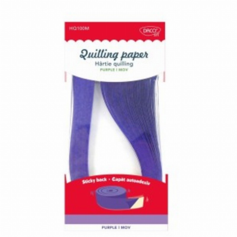 Hartie Quilling Aa Mov 42.5x0.5cm 100 Set