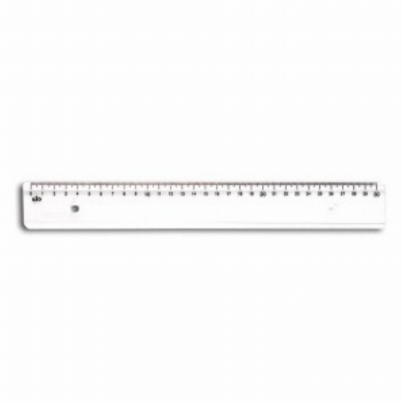 Liniar 30 Cm Rio Transparent 36 Buc