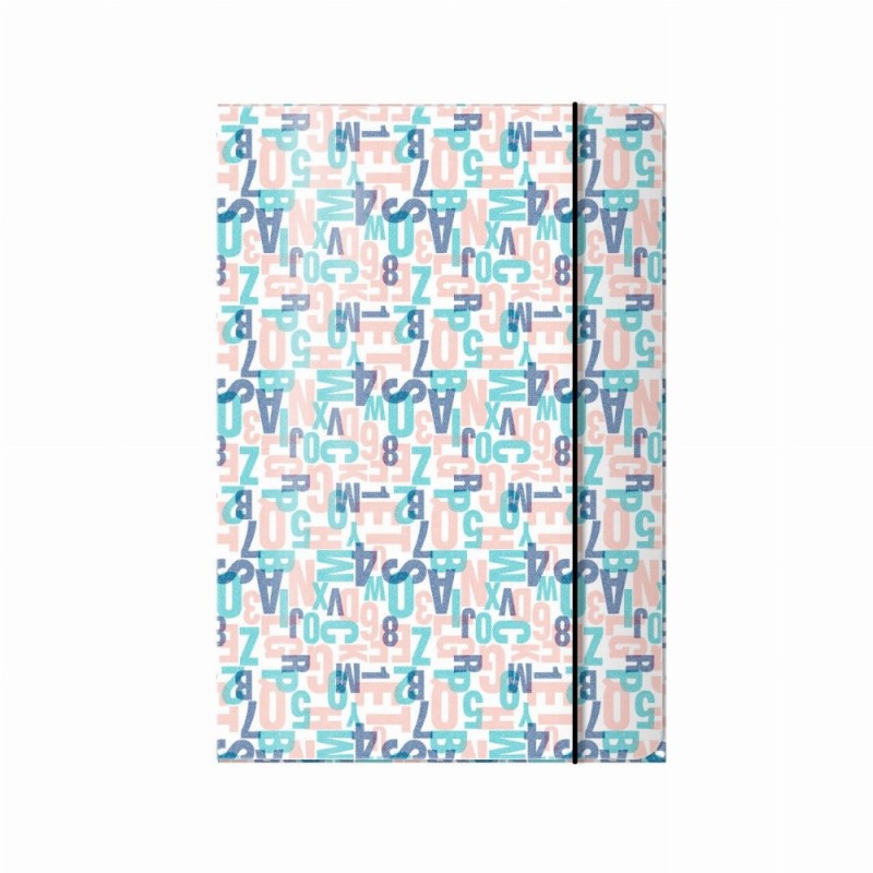 Mapa Carton Laminat Cu Elastic Letters Puzzle