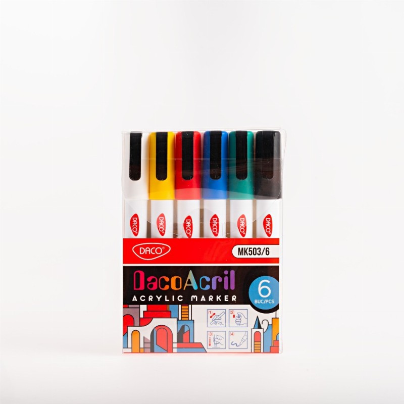 Marker Acrilic Set 6