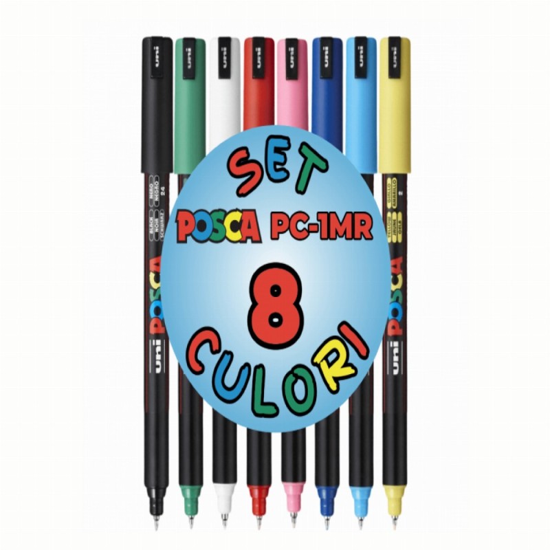 Marker Acrilic Pc 1mr Set 8