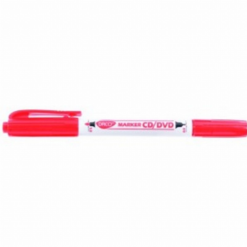 Marker Cd Dvd Doua Capete Rosu Mk301 12 Buc