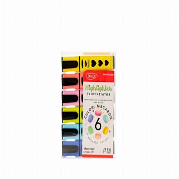Marker Evidentiator Cu Lichid Macaron Set 6