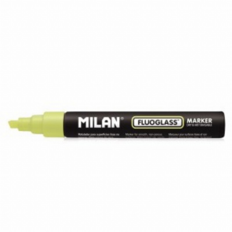 Marker Pentru Sticla Fluoglass Galben 12 Buc