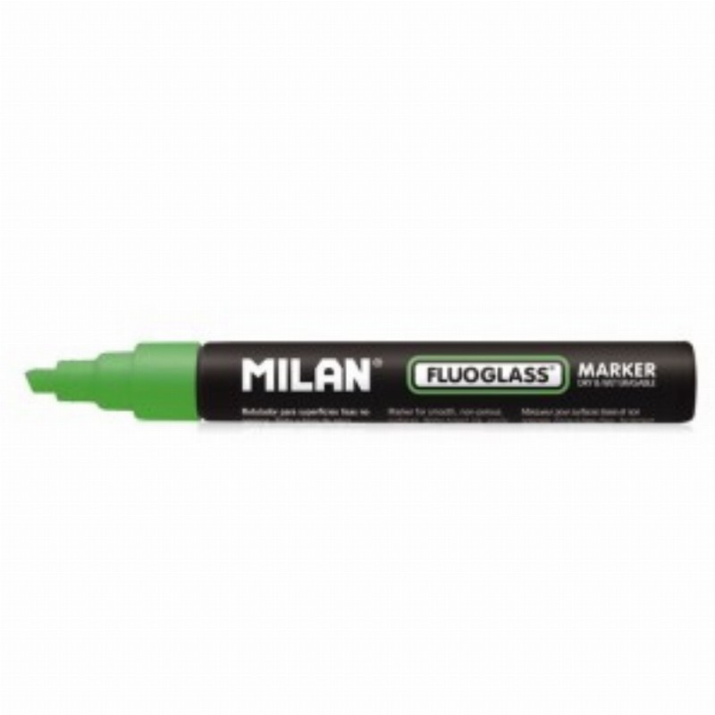 Marker Pentru Sticla Fluoglass Verde 12 Buc