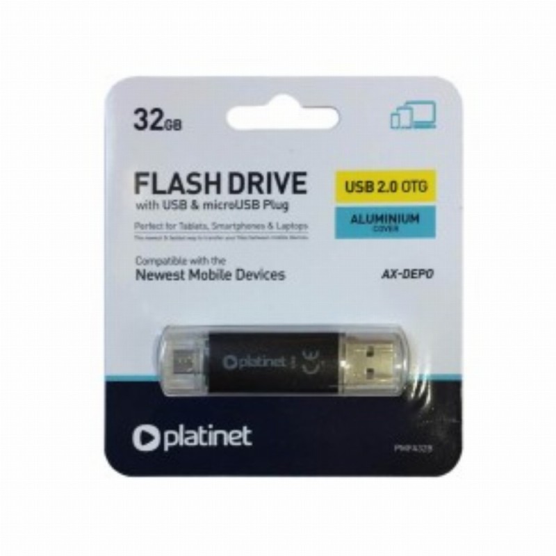 Memorie Usb Stick 2.0 32gb Micro Usb (din Care Timbru Verde 0,1 Ron)
