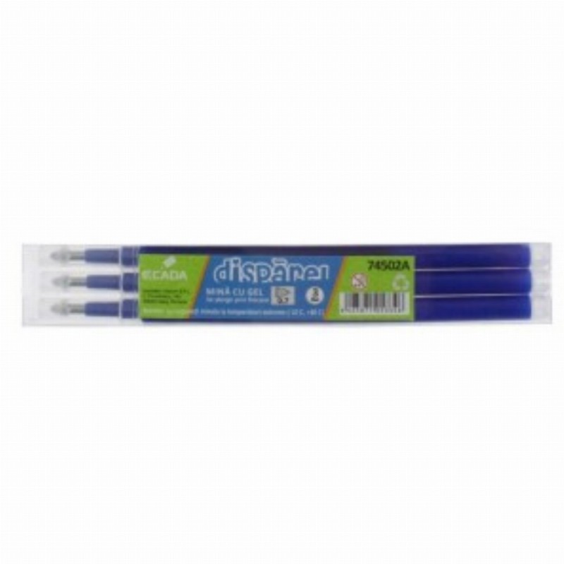 Mina Cu Gel Disparel Albastra 3 Buc