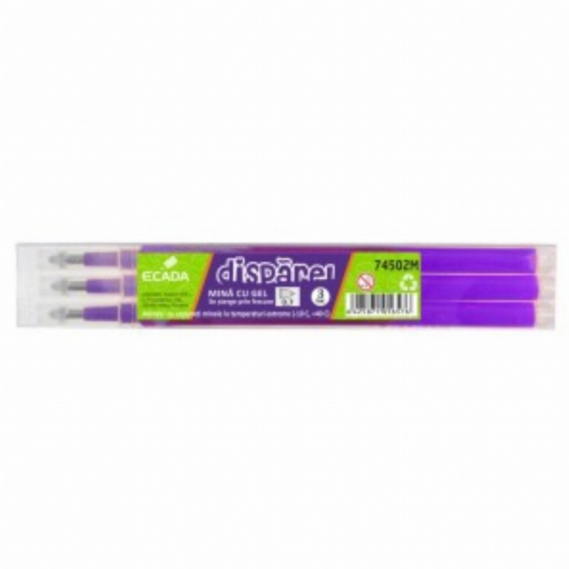 Mina Cu Gel Disparel Mov 3 Buc