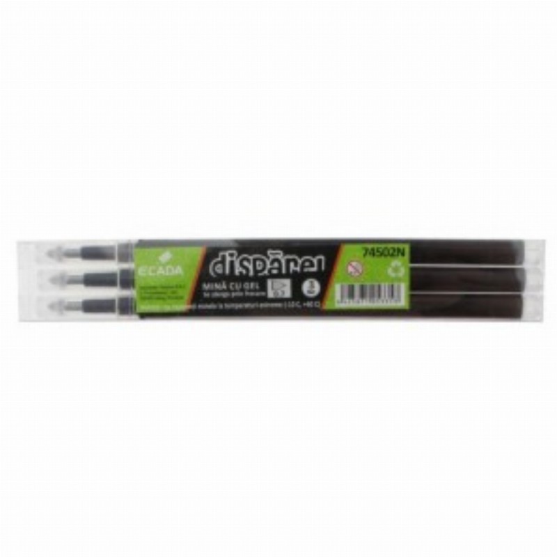 Mina Cu Gel Disparel Negru 3 Buc