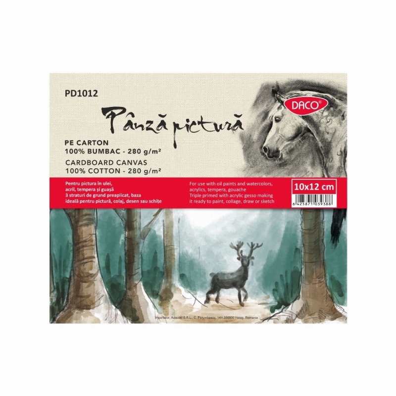 Panza Pictura Pe Carton 10x12cm