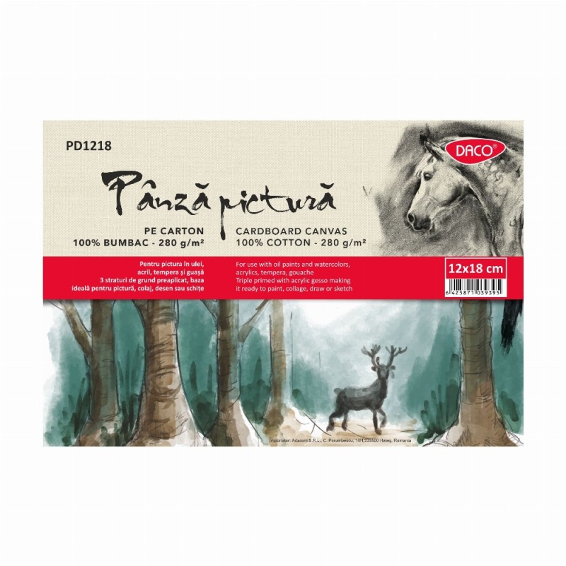 Panza Pictura Pe Carton 12x18cm