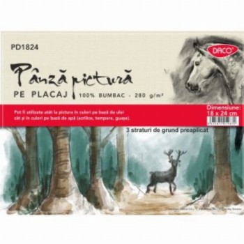 Panza Pictura Pe Carton 18x24cm