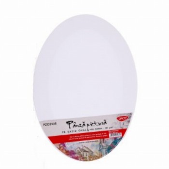 Panza Pictura Pe Sasiu Oval 25x35cm