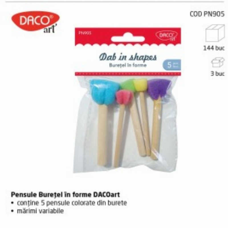 Pensule Burete Set 5 Buretel 3 Buc