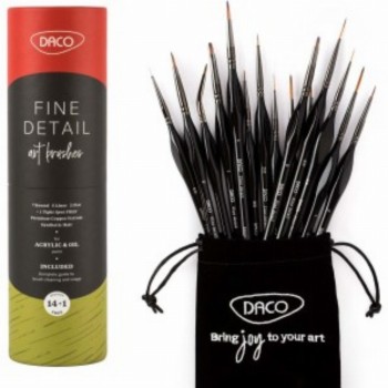 Pensule Set 14 1 Pt Miniatura Si Detaliu