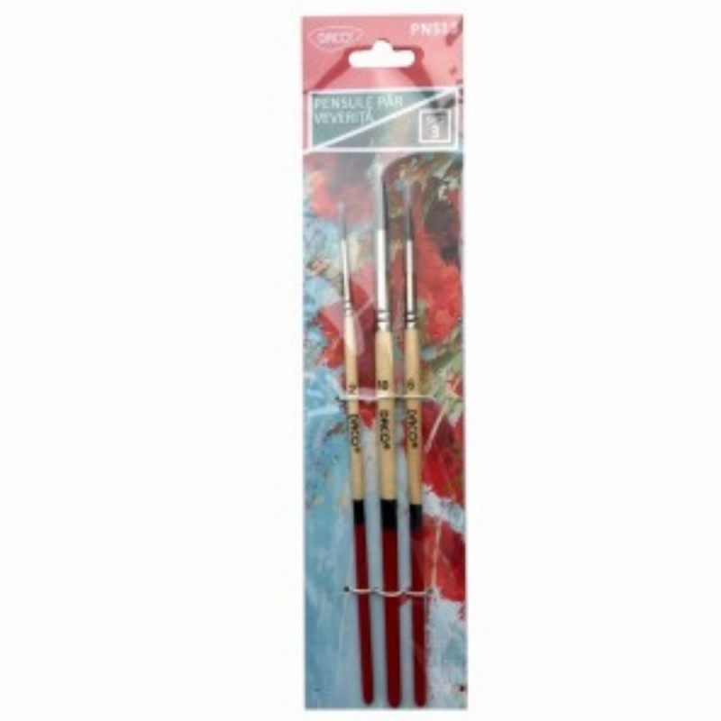 Pensule Set 3 Par Veverita