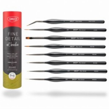 Pensule Set 7 1 Pt Miniatura Si Detaliu