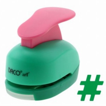 Perforator Hobby 2.5cm Hashtag