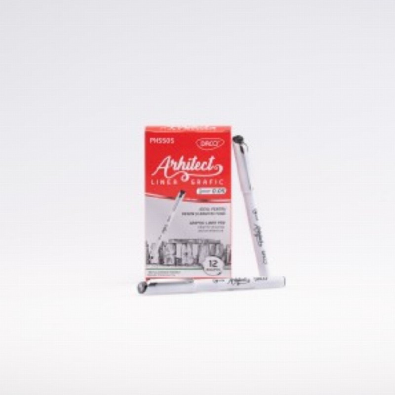 Pix Liner Grafic Arhitect 0.05 Mm 12 Buc