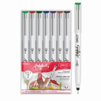 Pix Liner Grafic Arhitect Color Set 7