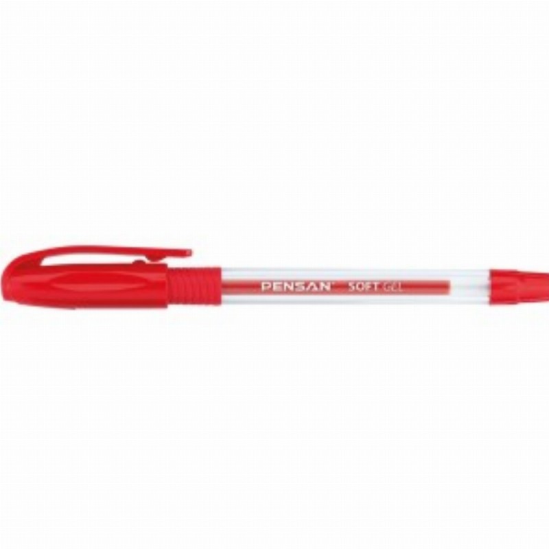 Pix Soft Gel Fine 0.5mm Rosu 12 Buc