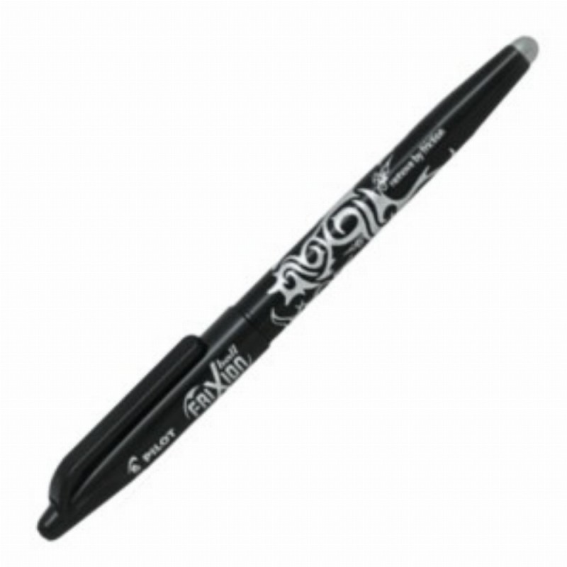 Pix Roller 0.7 Frixion Cu Radiera Negru 12 Buc
