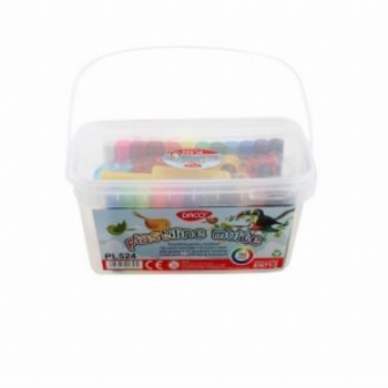 Plastilina 24c 17accesorii 500g Plastiline Multe