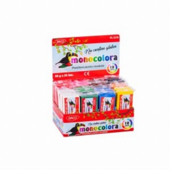 Plastilina 50g Monocolora 24 Buc