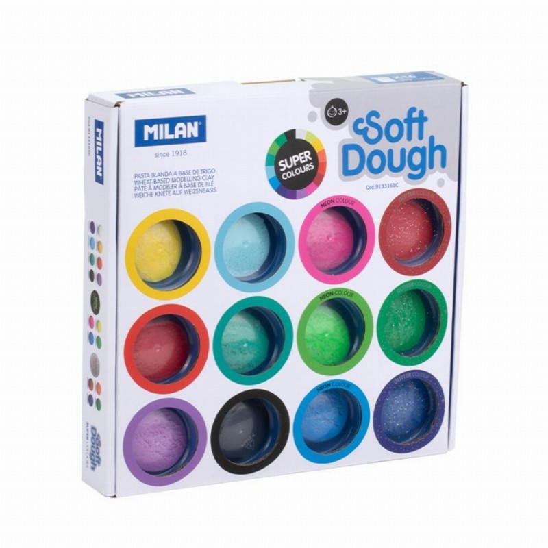 Plastilina Usoara 16x30g Super Color