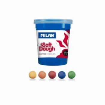 Plastilina Usoara 5x142g Glitter