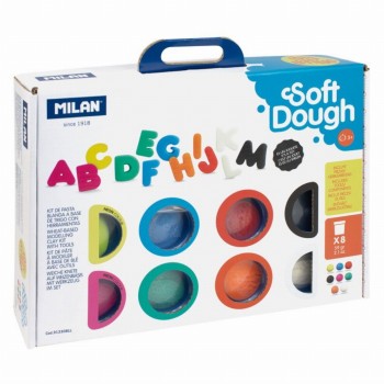 Plastilina Usoara 8x59g Letters