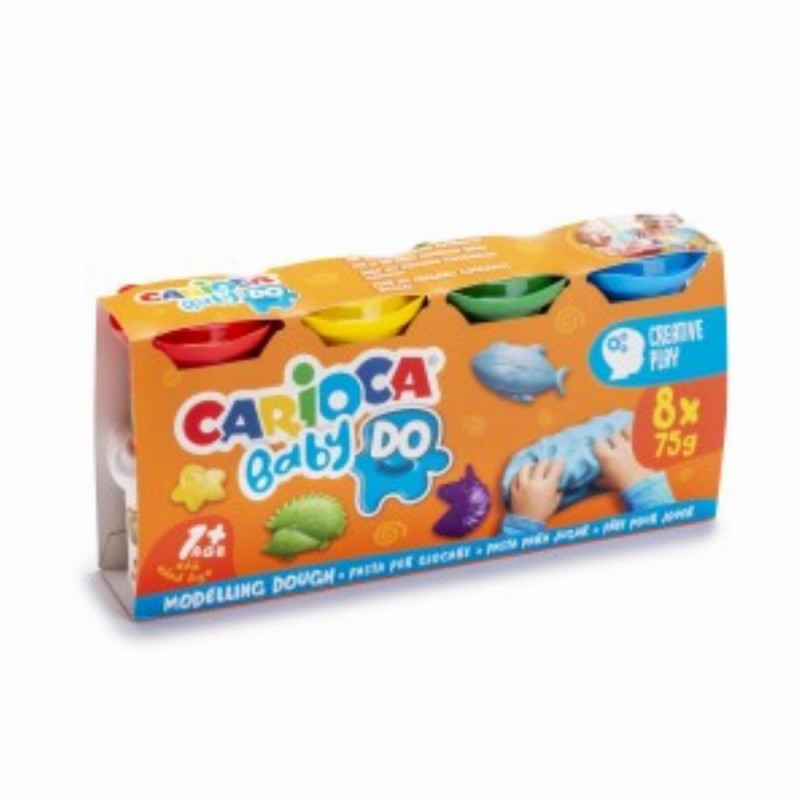 Plastilina Usoara 8x75g Baby
