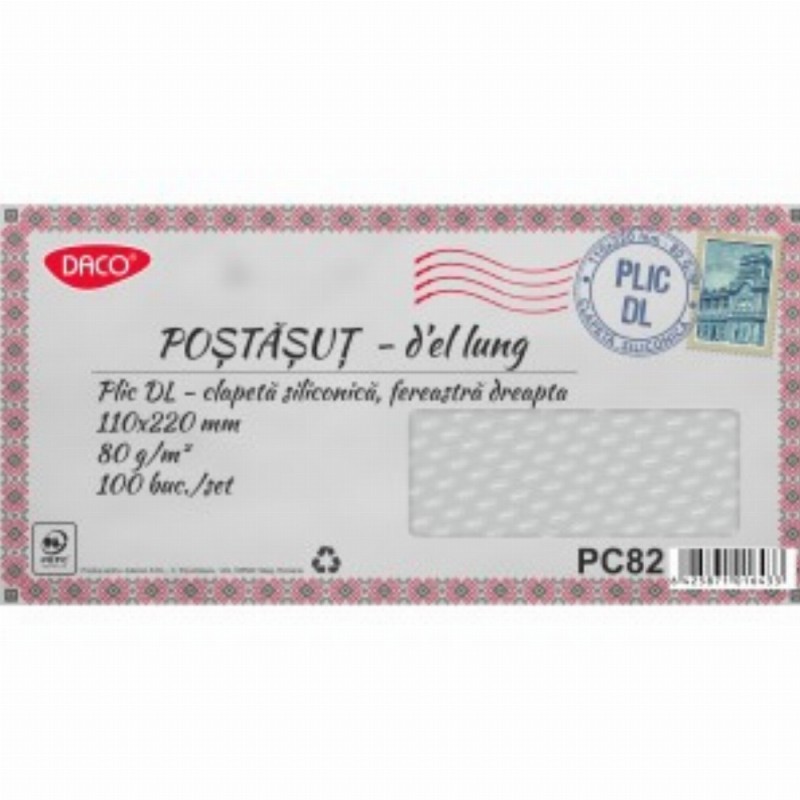 Plic Dl Siliconic Fereastra Dreapta Set 100