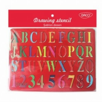 Sablon Desen Alfabet